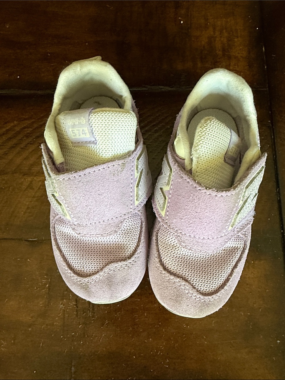 New Balance Kids' Light Purple Velcro Sneakers